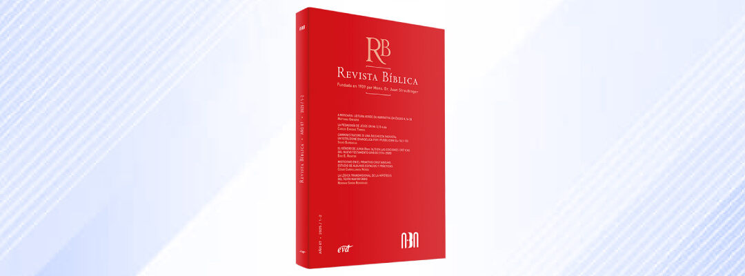 Revista Bíblica 2025/1-2 – Año 87