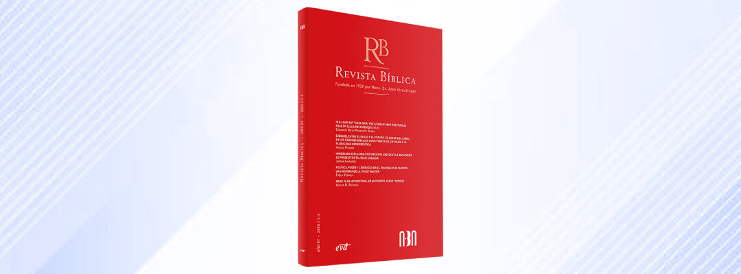 Revista Bíblica 2025/3-4 – Año 87